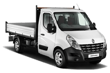 Van Hire Guernsey - White 3.5 Tonne Folkestone Tipper Transit - Van hire Guernsey